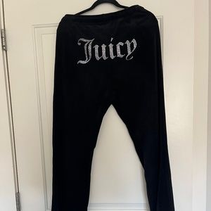 Juicy couture sweatpants y2k bling size L